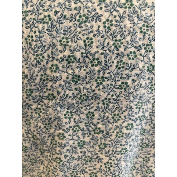 Petite Plume Floral Print Tunic Top 3/4 Sleeves Cotton Womens Size 12 - Picture 4 of 10